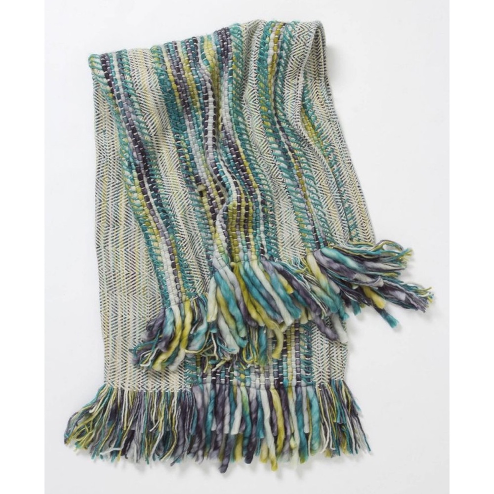 Anthropologie Anaya Woven Throw Blanket